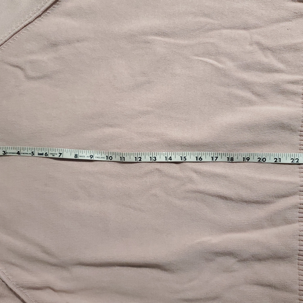 JEANNE PIERRE Women's cotton turtleneck sweater - light pink - Picture 5 of 5